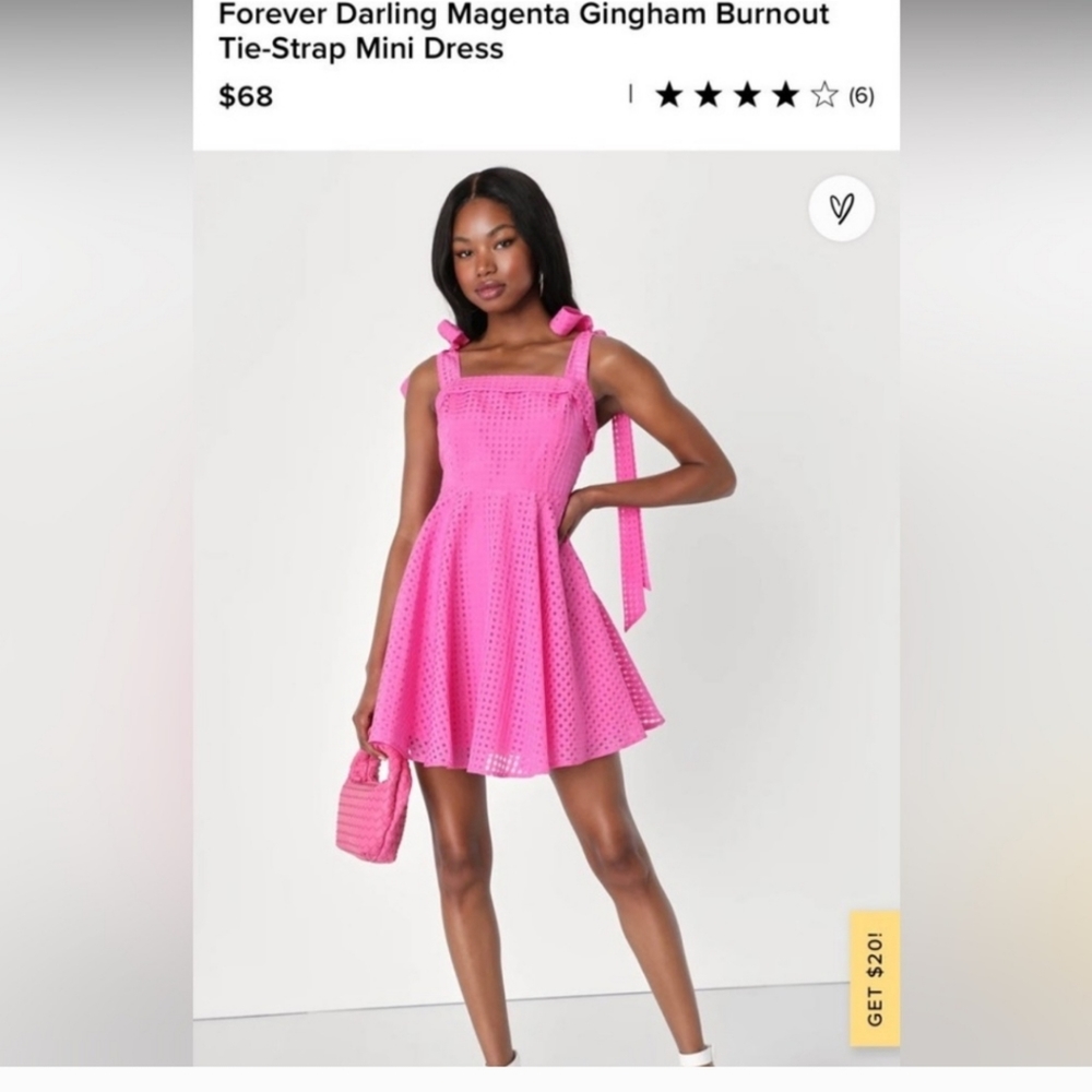 Lulus pink dress